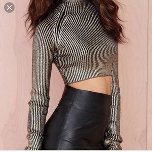 Nasty gal good ribbed crop sweater